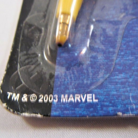 Marvel 2003 Wolverine Jiggle Head Pen with Stand - Picture 11 of 12